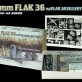 88mm FLAK 36 w/FLAK DĚLOSTŘELECKÁ POSÁDKA - DML 6260