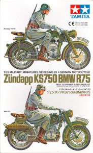 Tysk BMW R75 & Zundapp KS750 - Tamiya 35023