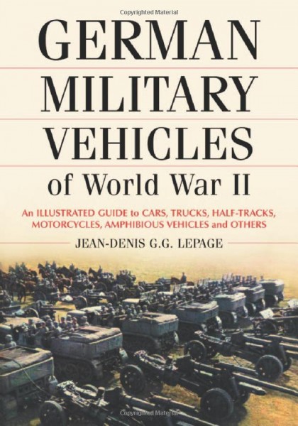 German Military Vehicles Of World War Ii Book English