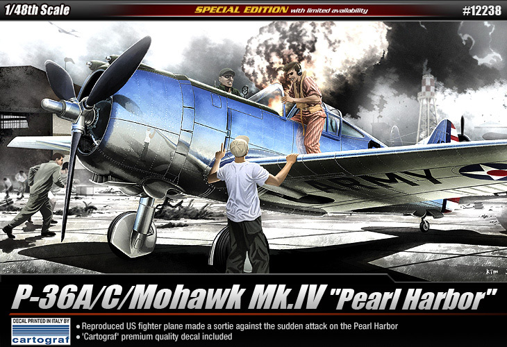 P-36A/CモホークMk.IV[パールの港】–アカデミー12238
