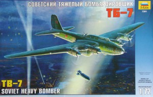 TB-7 sovietų sunkusis bombonešis - Zvezda 7291