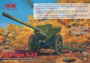 76,2 mm F-22 WWII Soviet Divisional Gun - ICM 35702