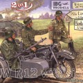 BMW R12 com sidecar versão militar - IBG 35002