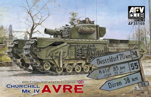 Brittiläinen jalkaväen panssarivaunu Churchill MK IV AVRE - AFV Club 35169