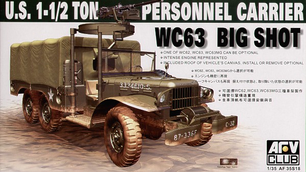 Dodge WC-63 6X6 Personeel Carrier Truck - AFV Club 35S18