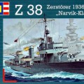 Duitse Torpedobootjager Z-38 - Narvikklasse - Revell 5106