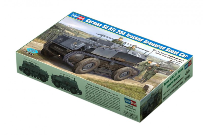 German Sd.Kfz.254 Tracked Armoured Scout Car - HOBBY BOSS 82491
