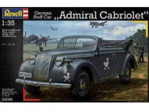 German Staff Car - Admiral Cabriolet - Revell 3099