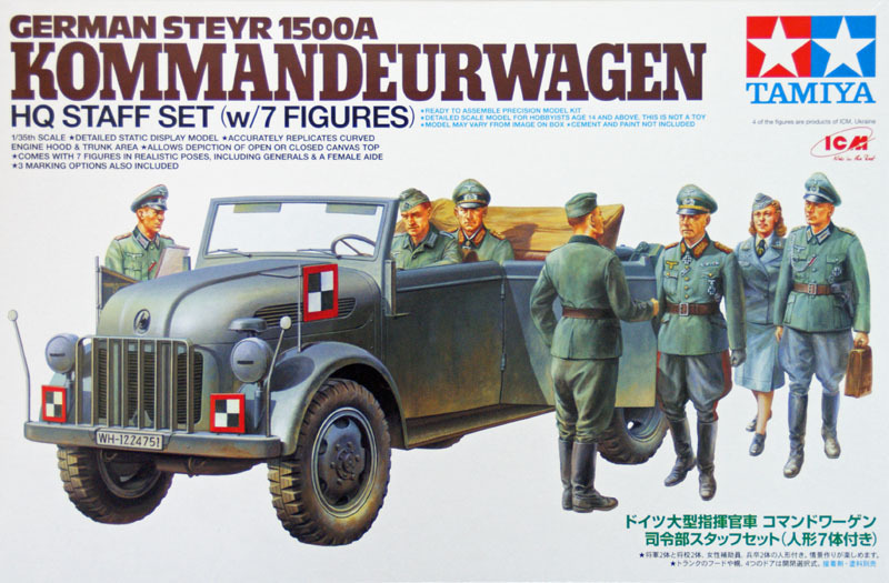 Německý Steyr 1500A Kommandeurwagen - Tamiya 25149