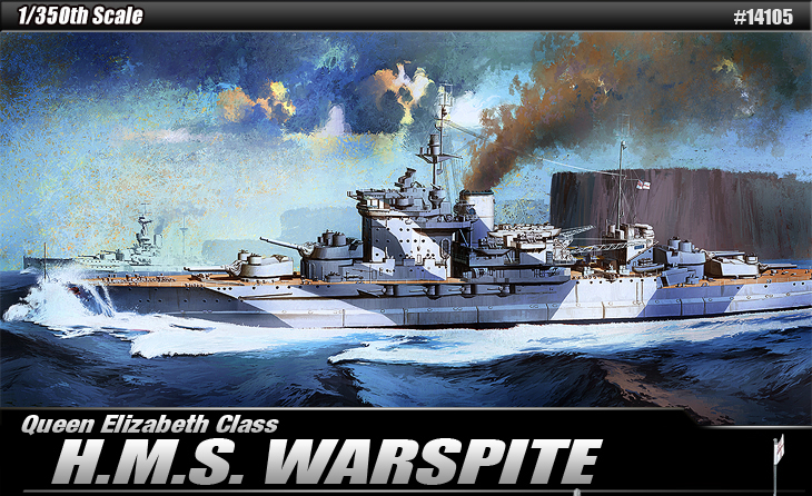 H.M.S. WARSPITE - AKADEMIA 14105