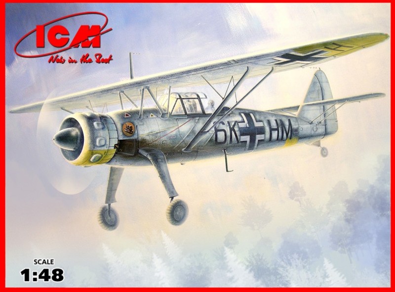 Hs 126B-1 WWII Nemško izvidno letalo - ICM 48212