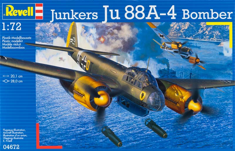 Junkers Ju88 A-4 Pommittaja - Revell 4672