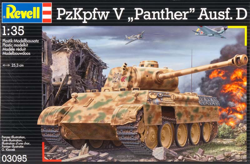 PzKpfw V - Sd.Kfz.171- Pantern Ausf.D - Revell 03095