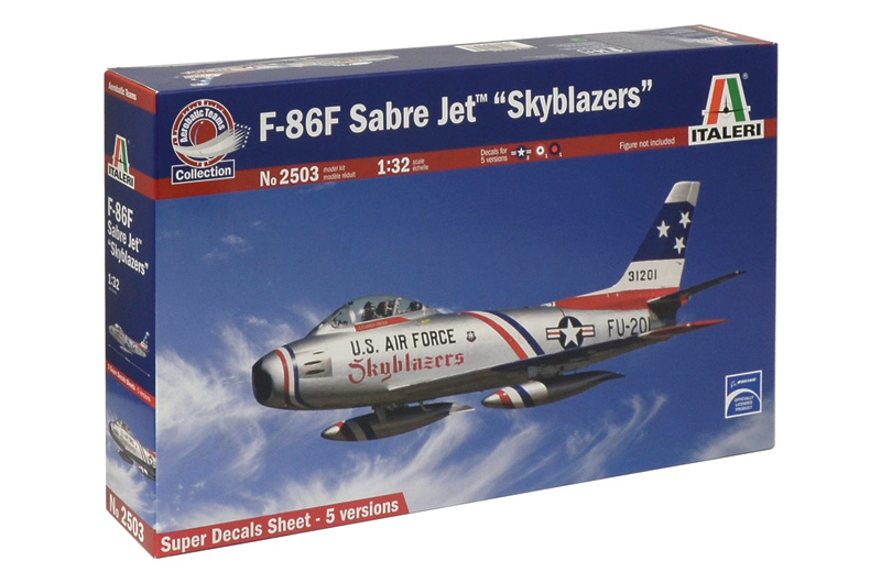 F-86F Sabel Jet Skyblazers - ITALERI 2503