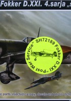 Fokker D. XXI 4. Sarja poválečné Služby - CMK SH72189