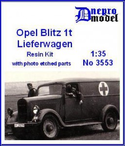 Opel Blitz 1t furgonas - Dnepromodel 3553