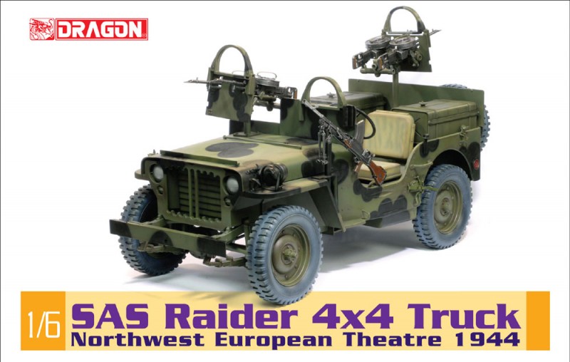 SASレイダー4x4トラック - ノースウェストヨーロピアンシアター1944 - DML 75042