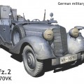 Sd.Kfz. 2 Typ 170VK - Německý vojenský rádiový vůz - Master Box MB3531