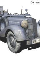 Sd.Kfz. 2 Tipas 170VK - vokietijos karinės radijo automobilių - Master Box MB3531