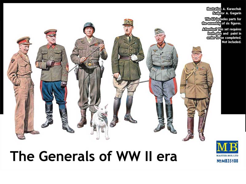 The Generals of WW II - Master Box MB35108