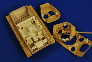 M24 Chaffee Interior ( Bronco ) - Verlinden 2735