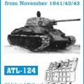 Spor for T-34/76 fra november 1941/ 42/ 43 - Friulmodel ATL-124