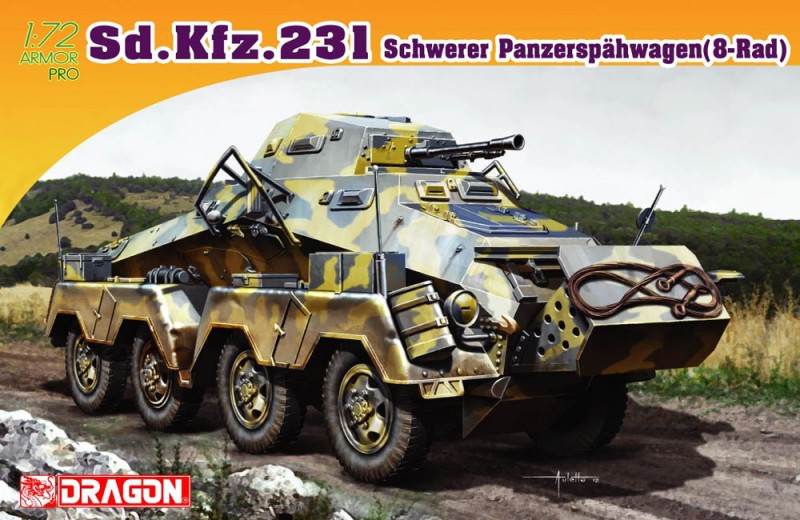 Sd.Kfz.231 シュヴァーラー・パンツァースパワーゲン (8-Rad) - DML 7483