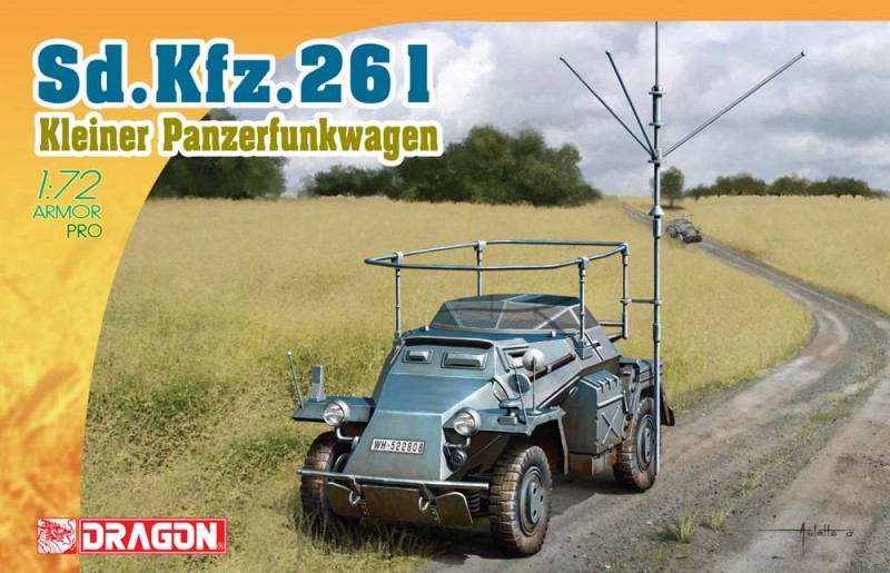 Sd.Kfz.261 クライネ・パンツァーファンクワーゲン - DML 7447