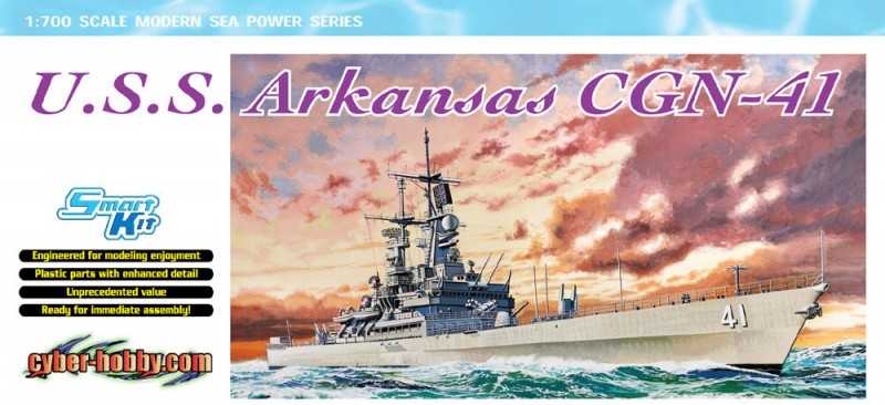 VS Arkansas CGN-41 - Cyber-Hobby 7124