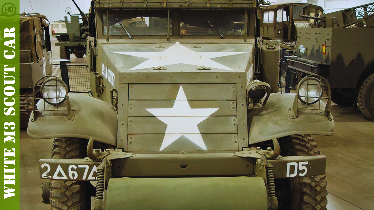 Voiture de scout M3 blanche