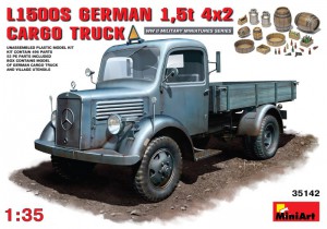 MB 1500S ドイツ1,5tカーゴトラック - ミニアート 35142