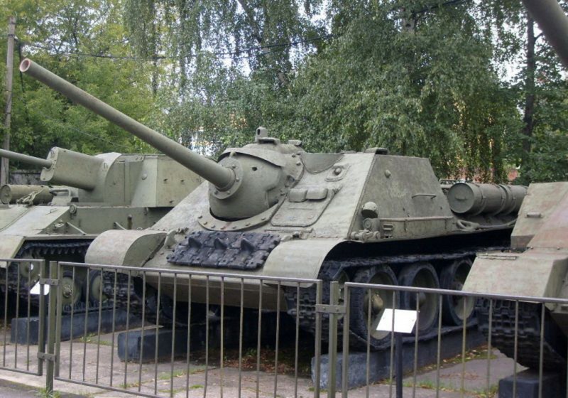 SU-85 - мобилна