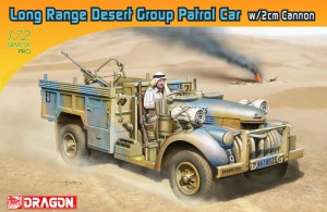 Lange Afstand Desert Group Patrol Car met 2cm Kanon - DML 7504