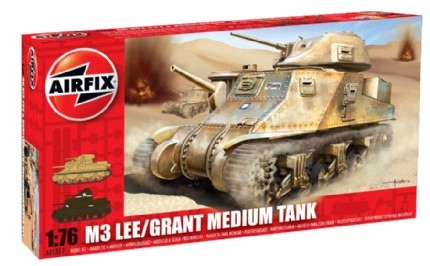 Stredná nádrž M3 Lee Grant - Airfix A01317