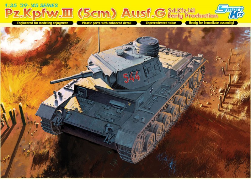 Pz.Kpfw.III (5 см) Ausf.G, Sd.Kfz.141, Рання продукція - DML 6639