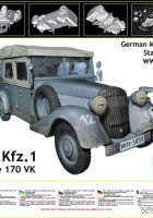 Sd. Kfz. 1 Type 170 VK - Duitse Militaire Staf auto - Master Box MB3530
