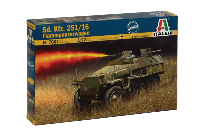 Sd. Kfz. 251/16 フランパンツァーワーゲン - ITALERI 7067