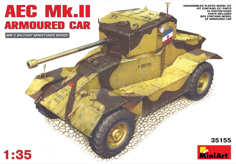 Voiture blindée AEC Mk.II - MiniArt 35155