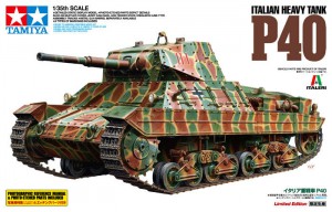 Italiensk Heavy Tank P40 - Tamiya 89792