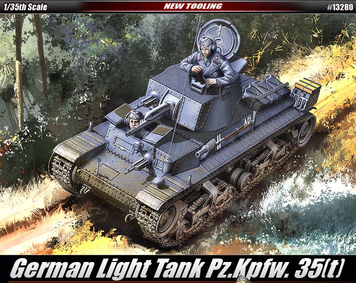 German Light Tank Pz.Kpfw. 35(t) - ACADEMY 13280