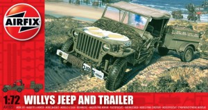 Willys Jeep en Trailer - Airfix A01322