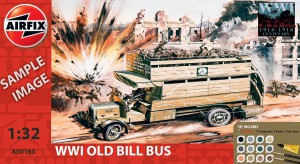 Első világháborús régi Bill busz ajándékkészlet - Airfix A50163