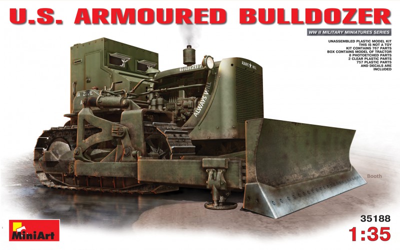 BULLDOZER BLINDÉ AMÉRICAIN - MiniArt 35188