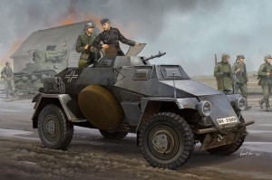 Vokiečių Sd.Kfz.221 Leichter Panzerspahwagen - HOBBY BOSS 83812