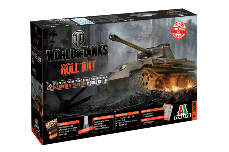 Wereld van Tanks - Pz. Kpfw. V Panther - ITALERI 36506