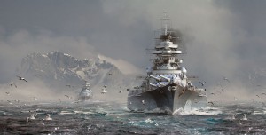 World of Warships - Acorazado alemán Bismarck - ITALERI 46501