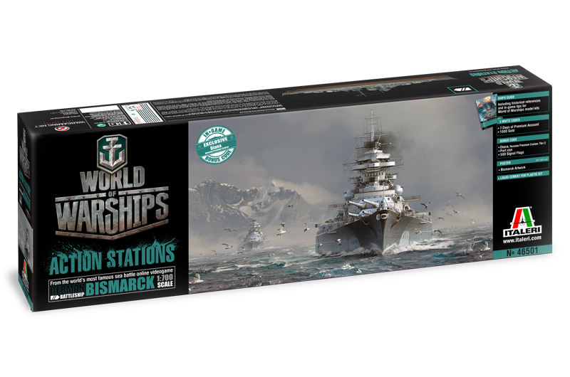 World of Warships - German Battleship Bismarck - ITALERI 46501