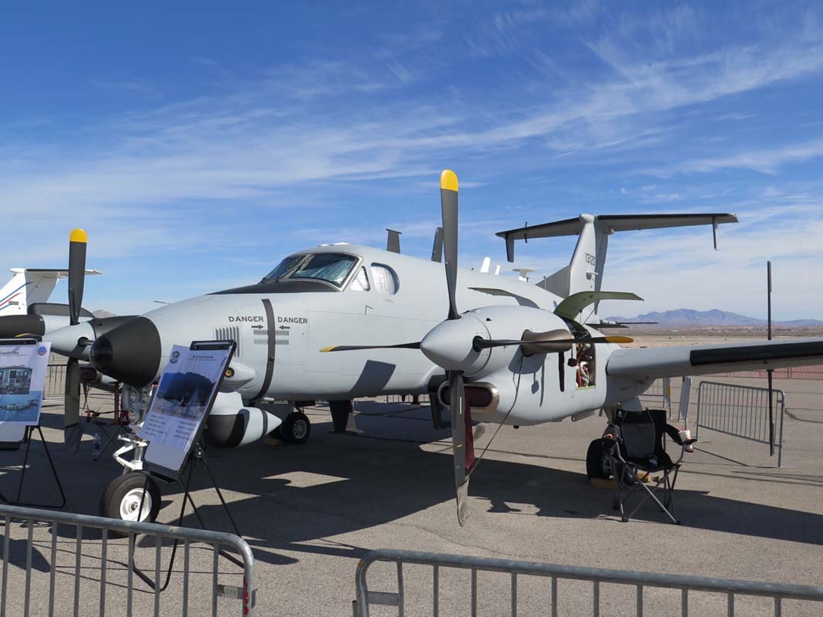 Garde-corps Beechcraft RC-12N