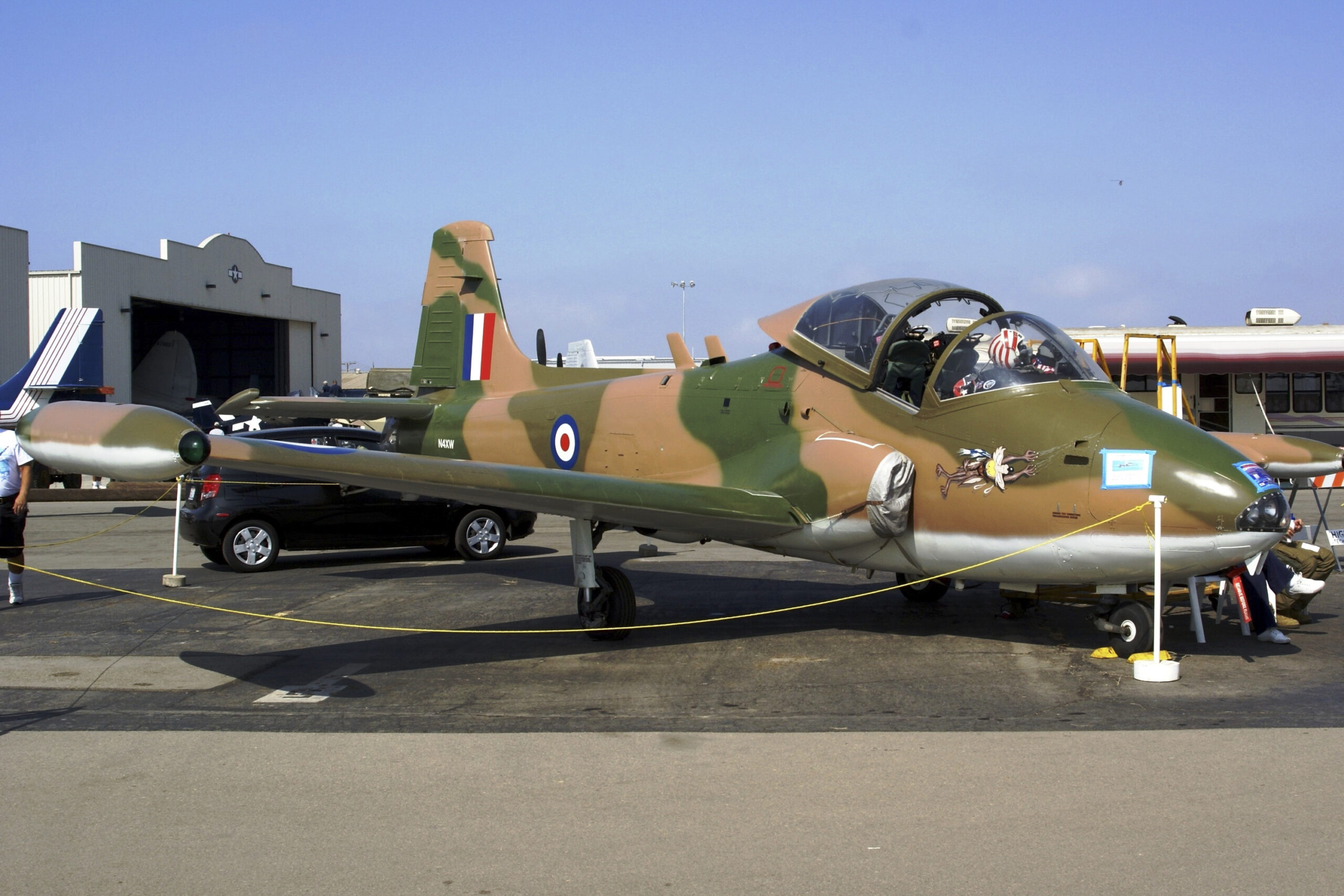 Brytyjski samolot Jet Provost T.Mk.5A