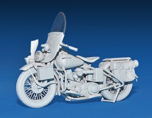 U.S. WW II motorsykkel WLA - MiniArt 35080